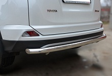 Защита заднего бампера d60 мм для Toyota RAV4 IV (XA40) Рестайлинг