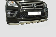 Защита переднего бампера G d76 мм для Lexus LX III Рестайлинг 2