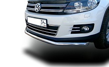 Защита переднего бампера d60 мм для Volkswagen Tiguan I Рестайлинг