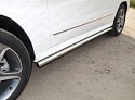 Пороги труба 60,3 мм для Mercedes-Benz GLK-Класс I (X204) Рестайлинг