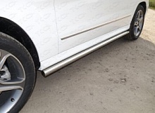Пороги труба 60,3 мм для Mercedes-Benz GLK-Класс I (X204) Рестайлинг
