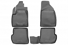 Коврики в салон полиуретан 4шт для Ford Fiesta Mk5