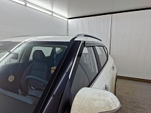 Дефлекторы окон 2D с хром накладками 6 шт. для Kia Seltos I Рестайлинг