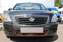 Зимняя заглушка радиатора к съемной сетке низ для Chevrolet Cobalt II