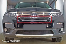 Защитная сетка радиатора верх 2 части для Honda Pilot III Рестайлинг
