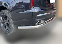 Защита заднего бампера угловая большая d60 мм для EXEED VX I