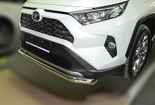 Защита переднего бампера d60 мм для Toyota RAV4 V (XA50)