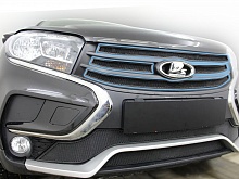 Защитная сетка радиатора верх 3 части для LADA (ВАЗ) Granta I Рестайлинг