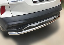Защита заднего бампера d60 мм для Kia Seltos I