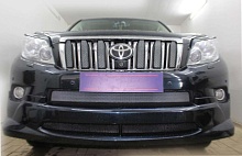 Комплект сеток chrome верх 6 частей и низ для Toyota Land Cruiser Prado 150 Series