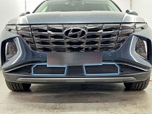 Зимняя заглушка радиатора на стяжке низ 2 части гибрид для Hyundai Tucson IV