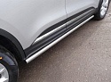 Пороги труба 60,3 мм для Renault Koleos II