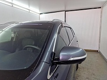 Дефлекторы окон 2D с хром накладками 6 шт. для Kia Sorento III Prime