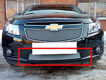 Защитная сетка радиатора низ для Chevrolet Cruze I