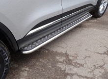 Пороги с площадкой 42,4 мм для Renault Koleos II