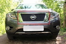 Защитная сетка радиатора верх для Nissan Pathfinder IV