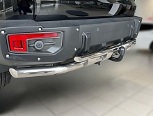 Защита заднего бампера двойная с перемычками d60/42 мм для Haval Dargo