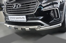 Защита переднего бампера G d60/60 мм для Hyundai Grand Santa Fe I Рестайлинг