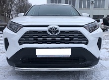 Защита переднего бампера короткая d60 мм для Toyota RAV4 V (XA50)