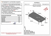 Защита картера и КПП для Citroen C3 I