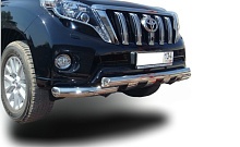 Защита переднего бампера G d76 мм для Toyota Land Cruiser Prado 150 Series Рестайлинг 1