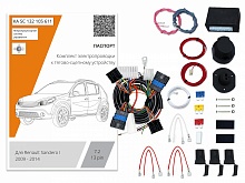 Комплект штатной электрики для фаркопа 7.2-13Pin для Renault Sandero I