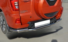 Защита заднего бампера угловая большая d60 мм для Chery Tiggo 3 I
