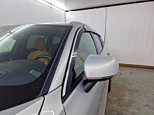 Дефлекторы окон 2D с хром накладками 6 шт. под наклоном для Volvo V60 II