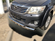 Защита переднего бампера G d76 мм для Toyota Hilux VII Рестайлинг