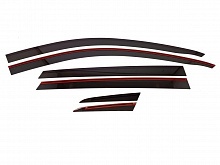 Дефлекторы окон 2D 6 шт для Hongqi HS5 I
