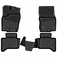 Коврики 3D в салон полиуретан 4 шт. для Toyota Land Cruiser Prado 250 Series