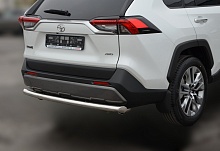 Защита заднего бампера d60 мм для Toyota RAV4 V (XA50)