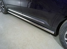 Пороги труба 60,3 мм для Kia Carnival IV