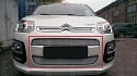 Защитная сетка радиатора комплект 2 части для Citroen C3 Picasso I Рестайлинг