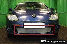 Защитная сетка радиатора низ для Renault Megane III