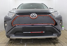 Зимняя заглушка радиатора к съемной сетке верх для Toyota RAV4 V (XA50)