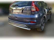 Защита заднего бампера d60 мм для Honda CR-V IV Рестайлинг