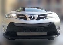 Комплект сеток chrome верх и низ (Комфорт,Элеганс,Престиж) для Toyota RAV4 IV (XA40)