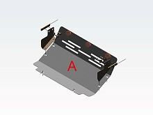 Защита радиатора для Mitsubishi Pajero II