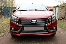 Защитная сетка радиатора верх 4 части для LADA (ВАЗ) Vesta I
