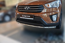 Защита переднего бампера d42 мм для Hyundai Creta I