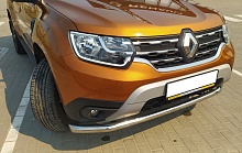 Защита переднего бампера d60 мм для Renault Duster II
