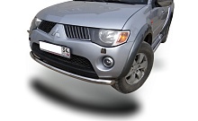 Защита переднего бампера d60 мм для Mitsubishi L200 IV