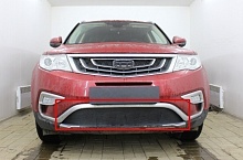 Зимняя заглушка радиатора на стяжке низ для Geely Atlas I