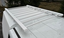 Экспедиционный багажник на крышу кунга белый для УАЗ Patriot I Рестайлинг 3