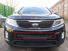 Защитная сетка радиатора центр для Kia Sorento II Рестайлинг
