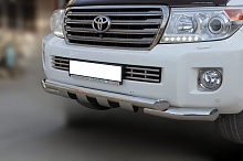 Защита переднего бампера G d76 мм для Toyota Land Cruiser 200 Series Рестайлинг 1