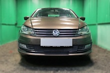 Комплект сеток black верх 4 части низ 2 части седан (Allstar, Conceptline, Trendline, Comfortline) для Volkswagen Polo V Рестайлинг