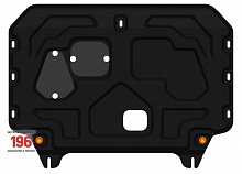 Защита картера и КПП для Kia Soul II Рестайлинг