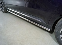 Пороги труба 60,3 мм для Kia Carnival IV